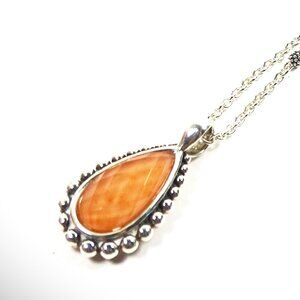LAGOS Maya Sterling Silver Carnelian Faceted Doublet Pendant & Chain Necklace